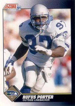 Rufus Porter Seattle Seahawks 1991 Score NFL #561